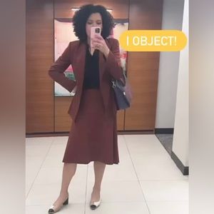 Size 12 MM LaFleur Women’s Suit blazer and skirt